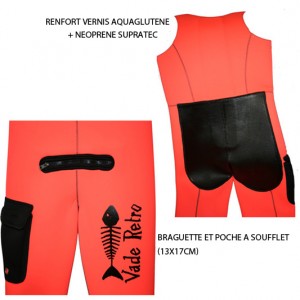 COMBINAISON LONG JOHN HUMIDE SPECIAL GRIMP  Modle Guide V100G5